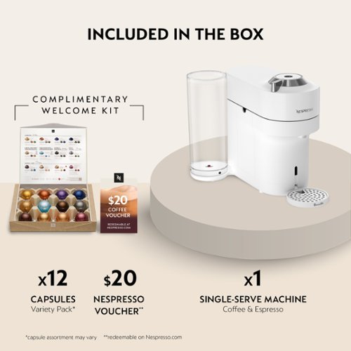 Nespresso Vertuo Pop+ Deluxe Coffee and Espresso Maker by Breville