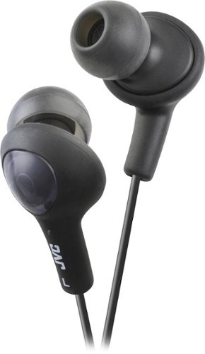  JVC - Gumy Plus In-Ear Headphones - Black
