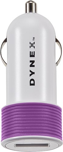  Dynex™ - USB Vehicle Charger - Orchid