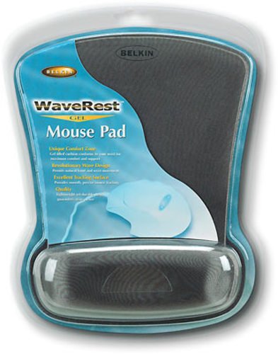 Belkin - WaveRest Gel Mouse Pad - Silver