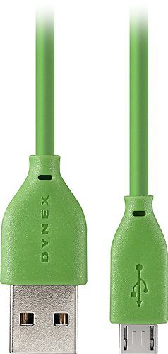  Dynex™ - 3' Micro USB Cable - Green