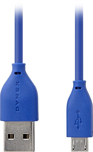  Dynex™ - 3' Micro USB Cable - Blue