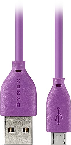  Dynex™ - 3' Micro USB Cable - Orchid