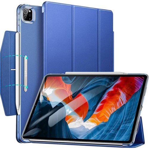 SaharaCase ESR Folio Case for Apple iPad Pro 12.9 (4th, 5th, and 6th Gen 2020-2022) - Blue WORLDWIDE DELIVERY