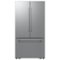 Samsung - 36 in. Wide Bespoke AI 30 cu. ft. 3-Door French Door Refrigerator with Zero Clearance Fit & In-Door Tall Water Dispenser - Stainless Steel-Front_Standard
