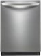 LG - 24" Tall Tub Built-In Dishwasher with Stainless Steel Tub - Stainless Steel-Front_Standard 