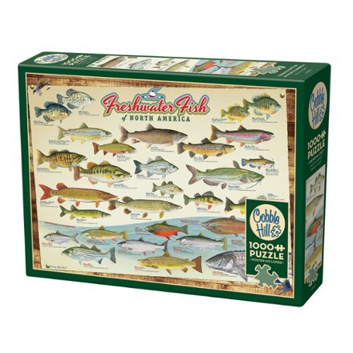 Outset Media - Outset Media: Cobble Hill 1000 Piece Puzzle: Freshwater Fish Of North America