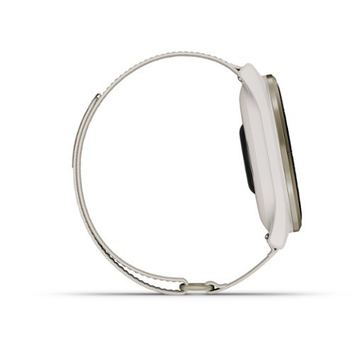 Garmin Approach S50 GPS Smartwatch 43mm Anodized Aluminum - Cream Gold Aluminum Bezel with Nylon Band BUY ONLINE
