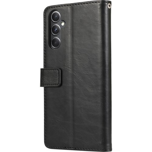 SaharaCase Leather Folio Wallet Case for Samsung Galaxy S23 FE - Black WORLDWIDE DELIVERY