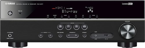  Yamaha - 500W 5.1-Ch. 4K Ultra HD and 3D Pass-Through A/V Home Theater Receiver - Black
