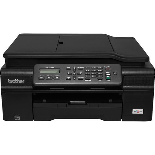 Brother - Inkjet Multifunction Printer - Color - Plain Paper Print - Desktop - Black-Front_Standard 