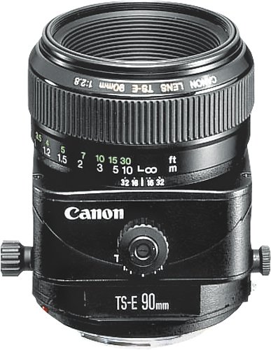 Canon - TS-E 90mm f/2.8 Tilt-Shift Lens - Black-Front_Standard 