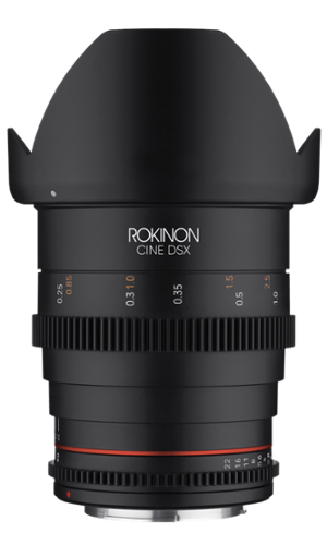 Rokinon - CINE DSX 24mm T1.5 Cinema Lens for Canon EF - Black
