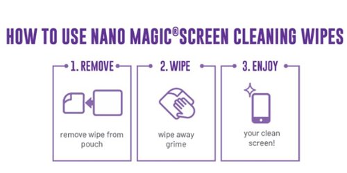 Nano Magic 30 Pack Screen Cleaning Wipes - Purple HOW TO BUY