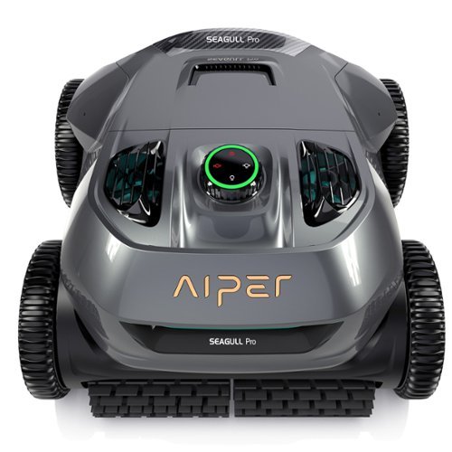 Aiper - SG Pro Cordless Robotic Pool Cleaner for In-ground Pools up to 1600sq.ft, Automatic Pool Vacuum - Gray-Front_Standard 