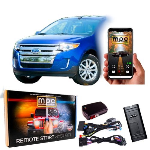 MPC - Smartphone or OEM Remote Activated Start For 2011-2014 Ford Edge - w/T-Harness - Black-Front_Standard 