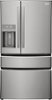 Frigidaire - Gallery 21.5 Cu. Ft. Counter-Depth 4-Door French Door Refrigerator - Stainless steel-Front_Standard