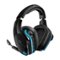 Logitech - G935 Wireless Gaming Headset for PC - Black/Blue-Front_Standard 