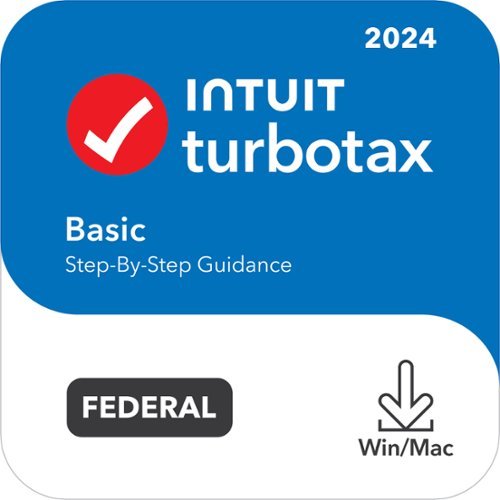 TurboTax - Basic 2024 Federal Only + E-file - Mac OS, Windows [Digital]