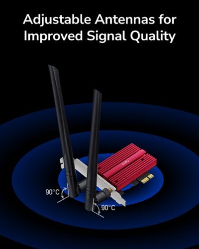 Cudy  WE9300 Wi-Fi 7 PCI-E Adapter - black and red HOW TO BUY