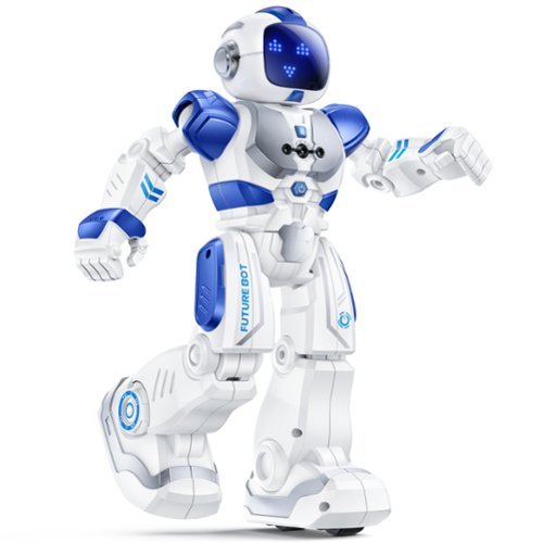 Ruko - 6088 Programmable Robot with Gesture Cotrol, Rechargeable Robots Toys for Boys and Girls, Gift for Kids 3–6 - Blue-Front_Standard 