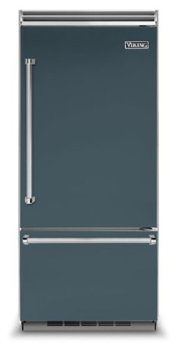 Viking - 5 Series Quiet Cool 20.4 Cu. Ft. Bottom-Freezer Built-In Refrigerator - Squall