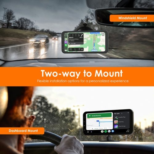 Rexing CPStream Wireless Multimedia Receiver with CarPlay & Android Auto - Black WHERE TO BUY