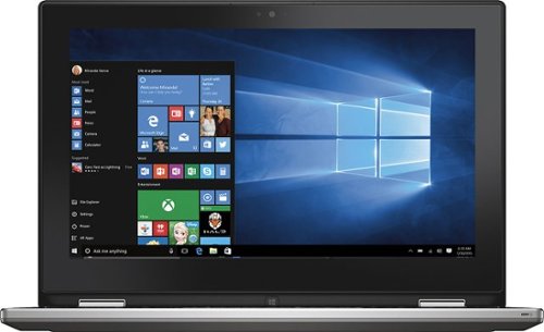  Dell - Inspiron 2-in-1 11.6&quot; Touch-Screen Laptop - Intel Pentium - 8GB Memory - 128GB Solid State Drive - Era Gray
