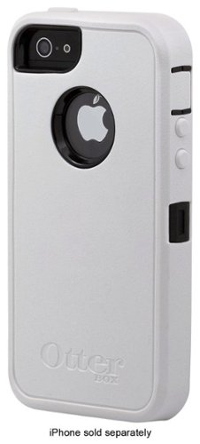  OtterBox - Defender Series Case for Apple® iPhone® 5 and 5s - Black/White