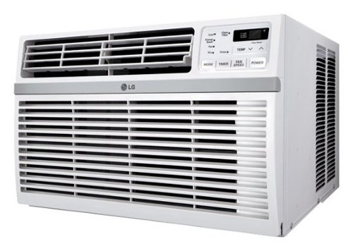 LG - 550 Sq. Ft. 12,000 BTU Window Air Conditioner with Remote Control - White