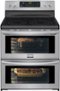 Frigidaire - Gallery 7.2 Cu. Ft. Self-Cleaning Freestanding Double Oven Electric Convection Range - Stainless Steel-Front_Standard