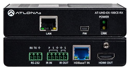 Atlona - HDMI Over 100M HDBaseT Receiver - Black