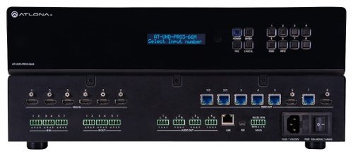 Atlona - 6 x 6 HDMI-to-HDBaseT Matrix Switcher - Black