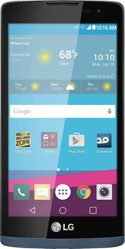  Sprint - LG Tribute DUO with 8GB Memory No-Contract Cell Phone