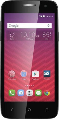  Unbranded - Alcatel OneTouch Elevate 4G with 8GB Memory Prepaid Cell Phone - Black Silver (Unlocked)