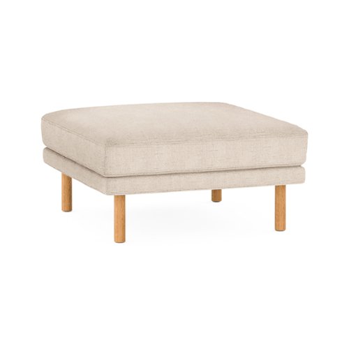 Burrow - Modern Field Ottoman - Oatmeal-Front_Standard 