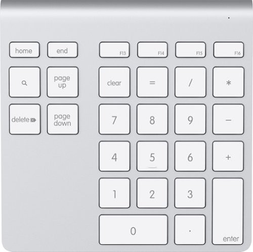  Belkin - YourType Bluetooth Wireless Keypad for Apple® iMac®, Mac Pro® and MacBook® - Aluminum