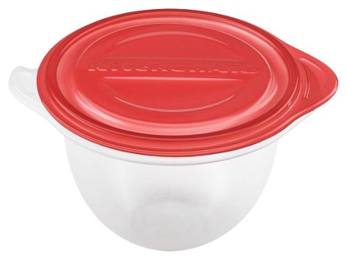 KitchenAid - 5-Quart Bowl Liners (2-Pack) - Clear/Red-Angle_Standard 