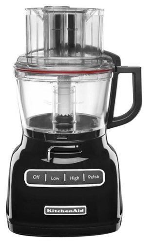 KitchenAid - KFP0933OB 9-Cup Food Processor - Onyx Black-Angle_Standard 