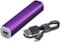 Insignia™ - Portable Charger - Purple-Front_Standard