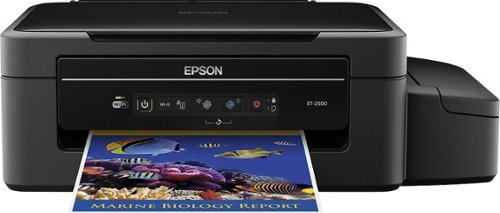 Epson - Expression ET-2500 EcoTank Wireless All-In-One Printer - Black-Front_Standard 