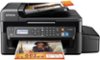 Epson - WorkForce ET-4500 EcoTank Wireless All-In-One Printer - Black-Front_Standard