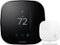 ecobee - ecobee3 Programmable Touch-Screen Wi-Fi Thermostat (2nd Generation) - Black/White-Front_Standard