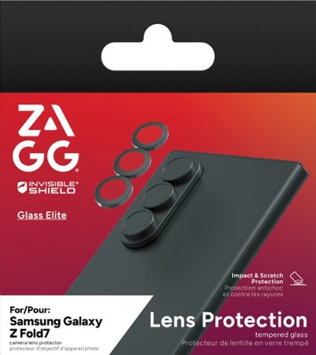 ZAGG InvisibleShield Glass Elite Anti-Reflective Lens Protector for Samsung Galaxy Z Fold7 - Clear WORLDWIDE DELIVERY