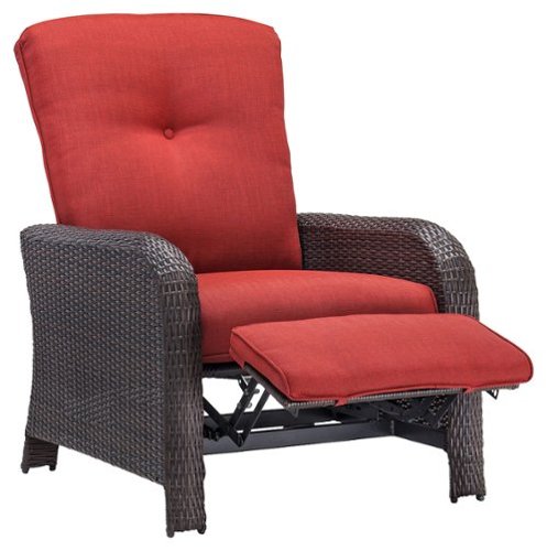 Hanover - Strathmere Outdoor Reclining Armchair - Crimson Red