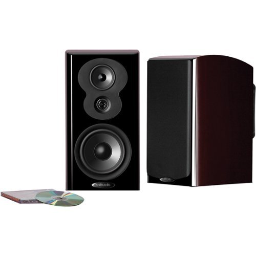 Polk Audio - 6.5" Bookshelf Loudspeaker (Each) - Midnight Mahogany-Front_Standard 