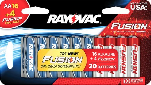  Rayovac High Energy AA Batteries (16 Pack), Double A Alkaline Batteries