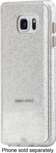  Case-Mate - Sheer Glam Case for Samsung Galaxy Note 5 Cell Phones - Champagne/Clear