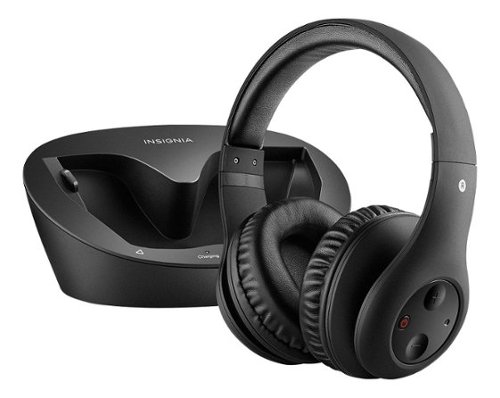  Insignia™ - Over-the-Ear Wireless Headphones - Black