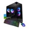 iBUYPOWER - Element SE Gaming Desktop PC Intel Core i5 14400F 2024 NVIDIA GeForce RTX 5060 8GB 16GB DDR5 1TB SSD Storage - Black-Front_Standard